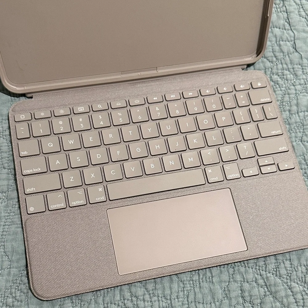 Logitech Gray Tablet Keyboard Case